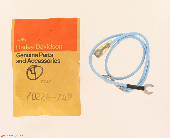   70226-74P (70226-74P / 21808): Wiring harness - battery & rectifier ground - NOS - SX 175/250