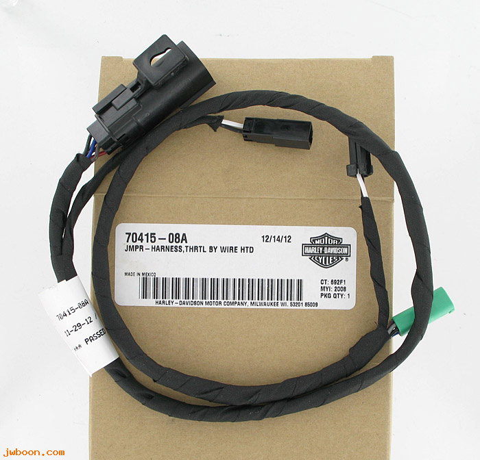   70415-08A (70415-08A): Jumper harness - throttle by wire - NOS - Touring 08-09
