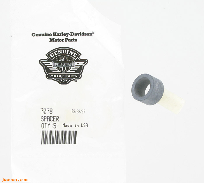       7078 (    7078): Spacer, rubber - gear shifter - NOS - FXD, Dyna