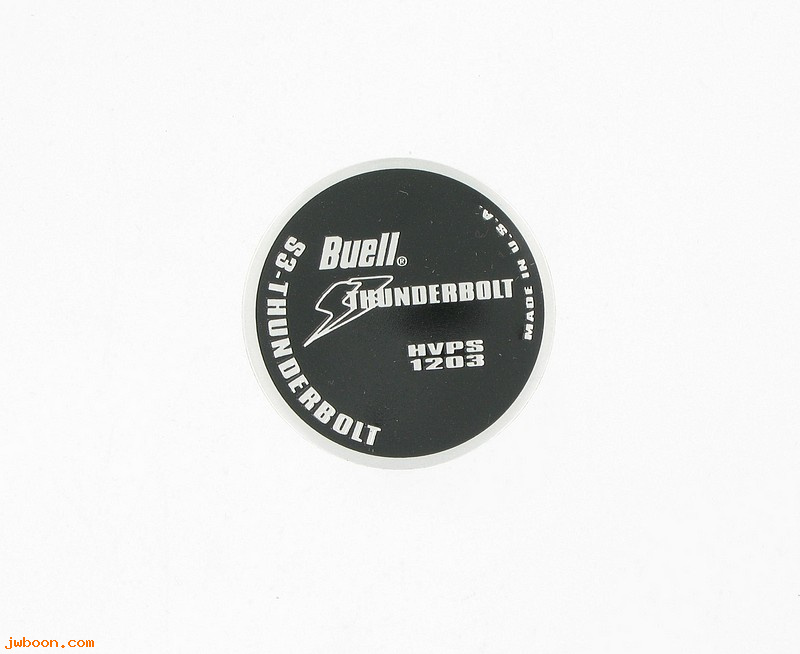   71240-97Y (71240-97Y): Decal - dash panel - NOS - Buell S3 Thunderbolt 97-98