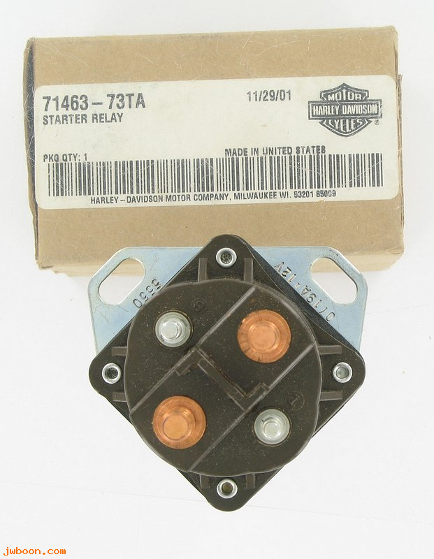   71463-73TA (71463-73TA): Starter relay"Eagle Iron"NOS -FL 74-79.FX 73-79.XL 75-79.Ironhead