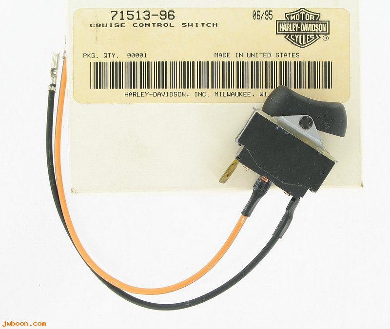  71513-96 (71513-96): Switch - cruise control - NOS - FLHTC-Ultra 96-97, Electra Glide