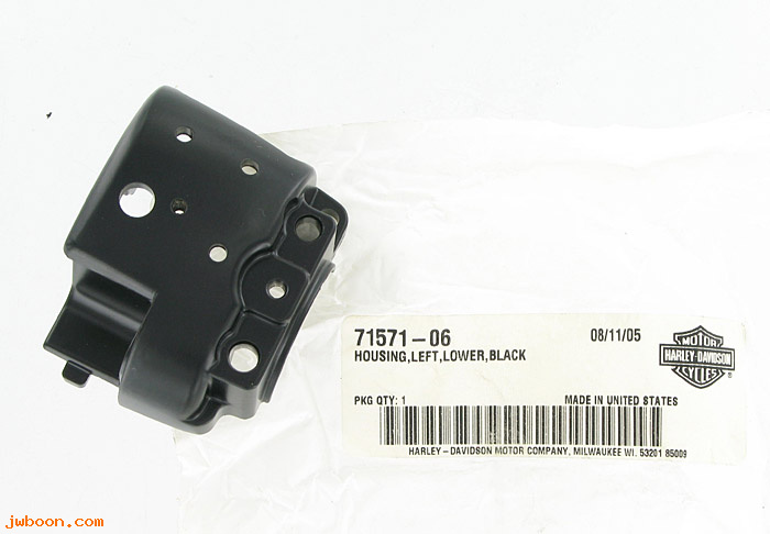   71571-06 (71571-06): Switch housing, lower left - NOS - Dyna 2006
