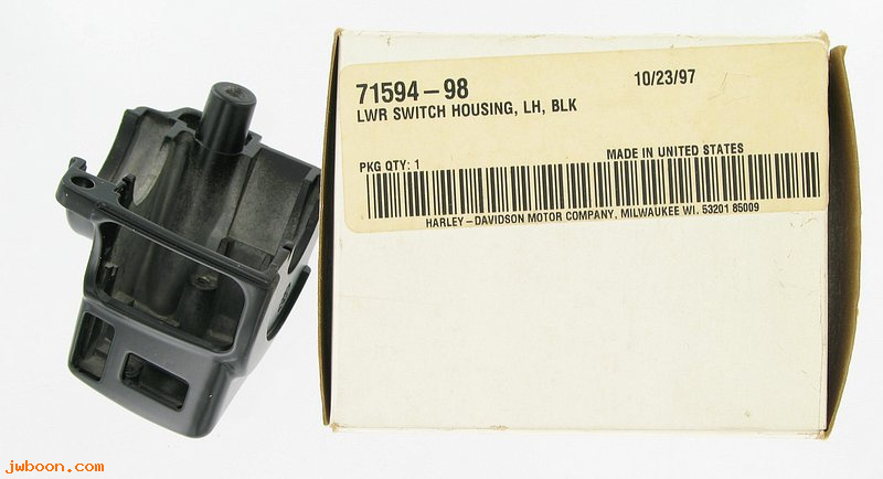   71594-98 (71594-98): Switch housing - lower left - NOS - Touring 98-05