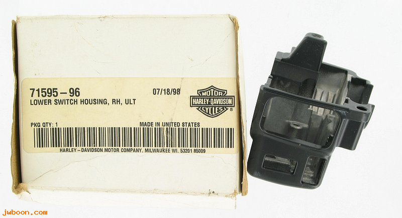   71595-96 (71595-96): Switch housing - lower right - NOS - Touring 96-07