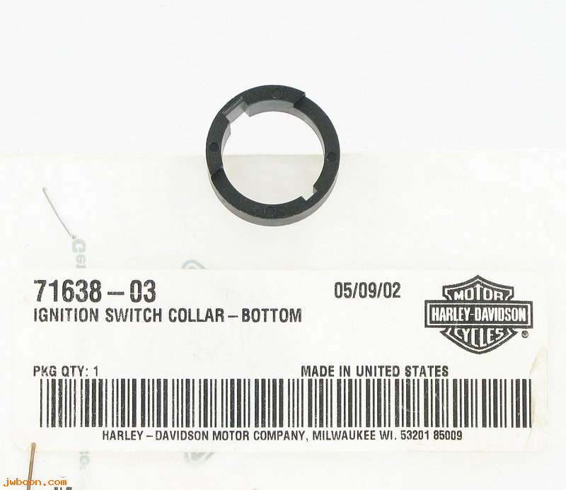   71638-03 (71638-03): Bottom collar, ignition switch - NOS - Touring 03-