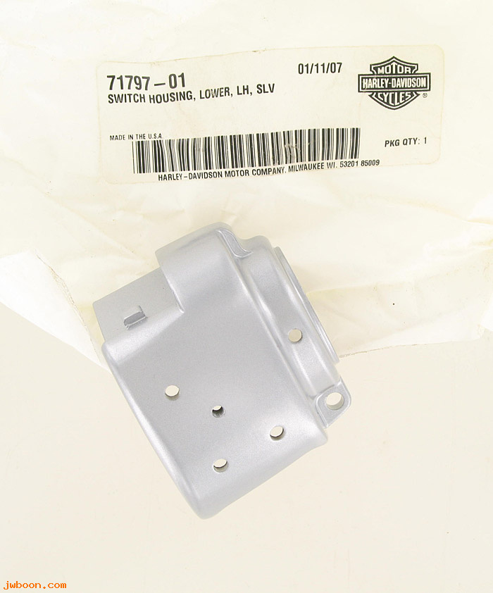   71797-01 (71797-01): Switch housing - lower left - NOS - VRSCA 02-05