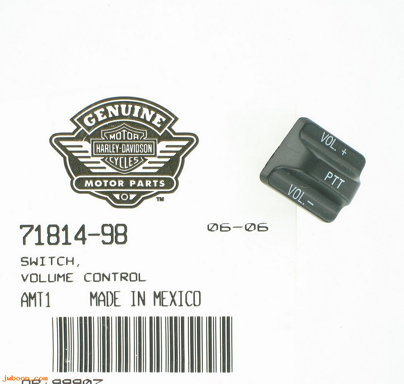   71814-98 (71814-98): Switch - volume control - NOS - Touring 98-