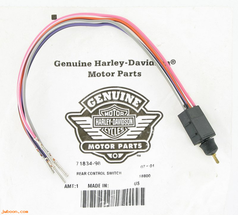   71834-98 (71834-98): Rear control switch - NOS - Touring 98-