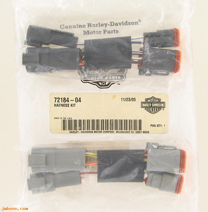   72184-04 (72184-04): Wiring harness extensions, left & right - handlebar switches -NOS