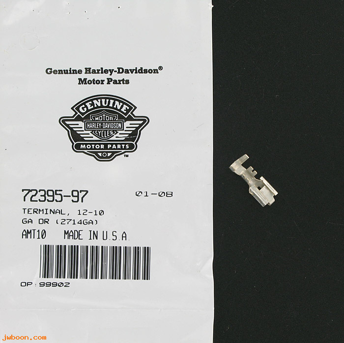   72395-97 (72395-97): Terminal, 12-10 gauge Or (2714ga) - NOS