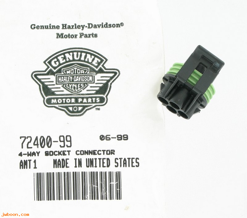   72400-99 (72400-99): Connector, 4-way socket - NOS