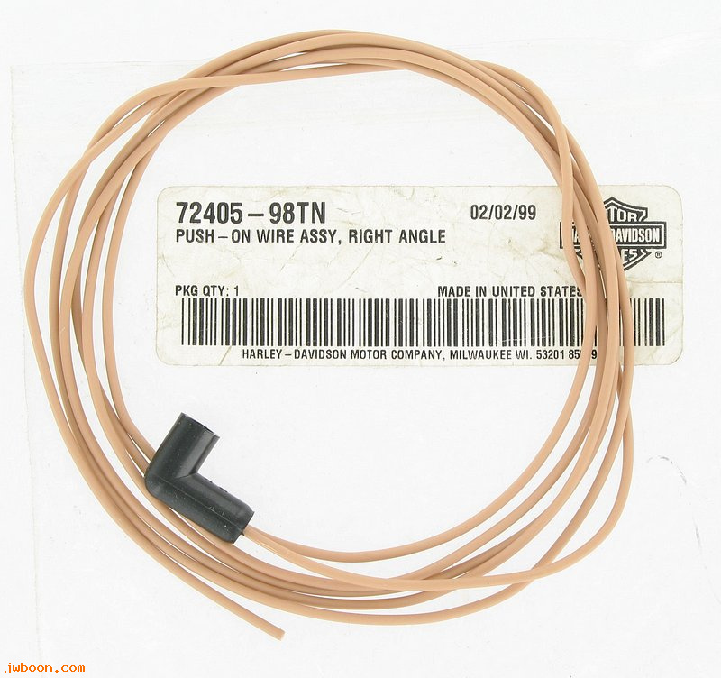   72405-98TN (72405-98TN): Push-on wire terminal, right angle - NOS