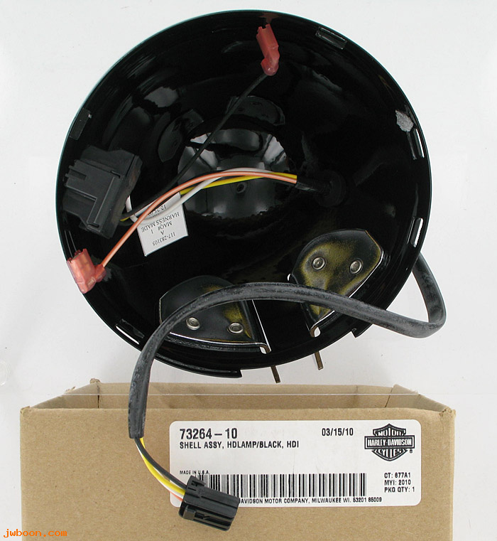   73264-10 (73264-10): Shell - headlamp     HDI - NOS