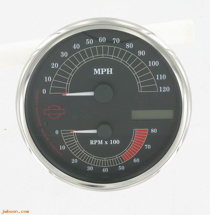   74549-04 (74549-04): Combination speedometer/tachometer kit - black face - NOS