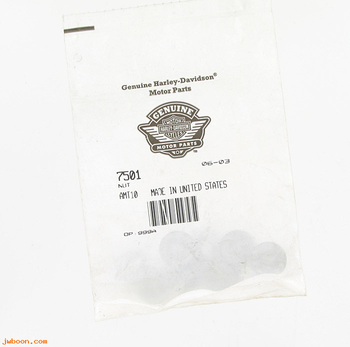       7501.10pack (    7501 / 22009): Speed nuts, for 1/4" stud - taillight - NOS-Big Twins,XL, SX,SS