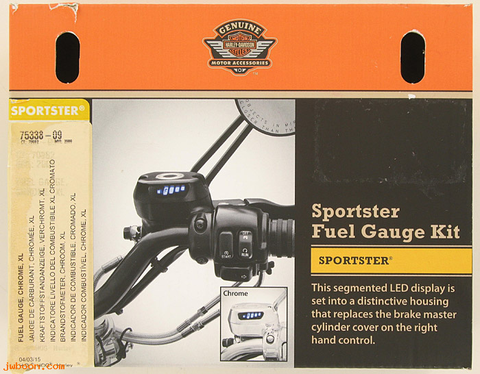   75338-09 (75338-09): LED fuel gauge kit - NOS - XL 07-    XR 08-