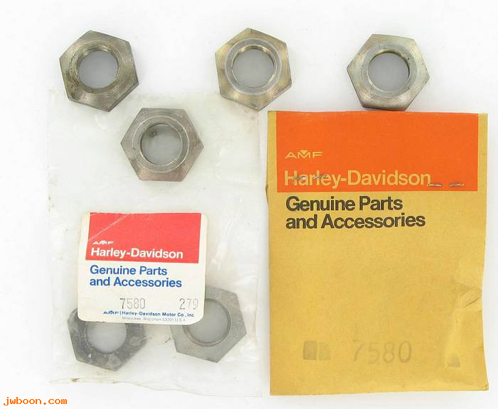       7580 (    7580): Nut, drive cup assembly - NOS - Snowmobile L74-75. AMF H-D