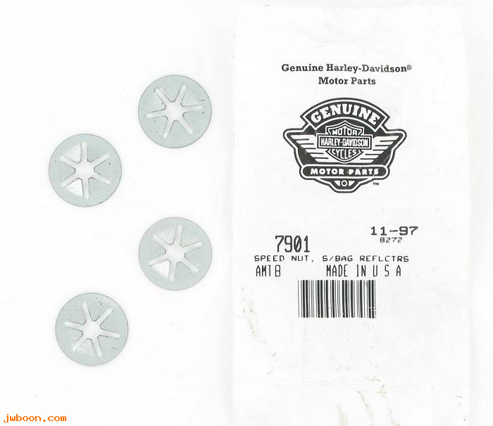       7901 (    7901): Speed nut,saddlebag reflectors-NOS-FLSTS,Softail HeritageSpringer