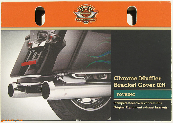   80716-08 (80716-08): Muffler bracket cover kit - NOS - Touring '97-
