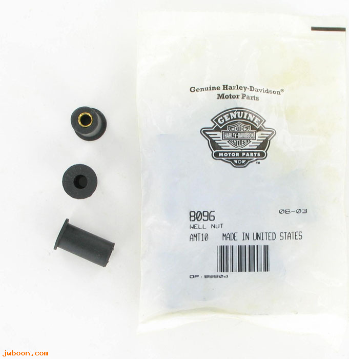       8096 (    8096): Well nut, 1/4"-20 - NOS
