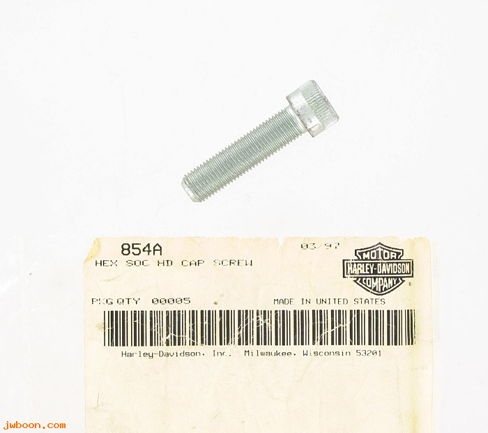        854A (     854A): Screw, 3/8"-24 x 1-1/2" hex socket head - grade 8 - NOS - XL, FXR