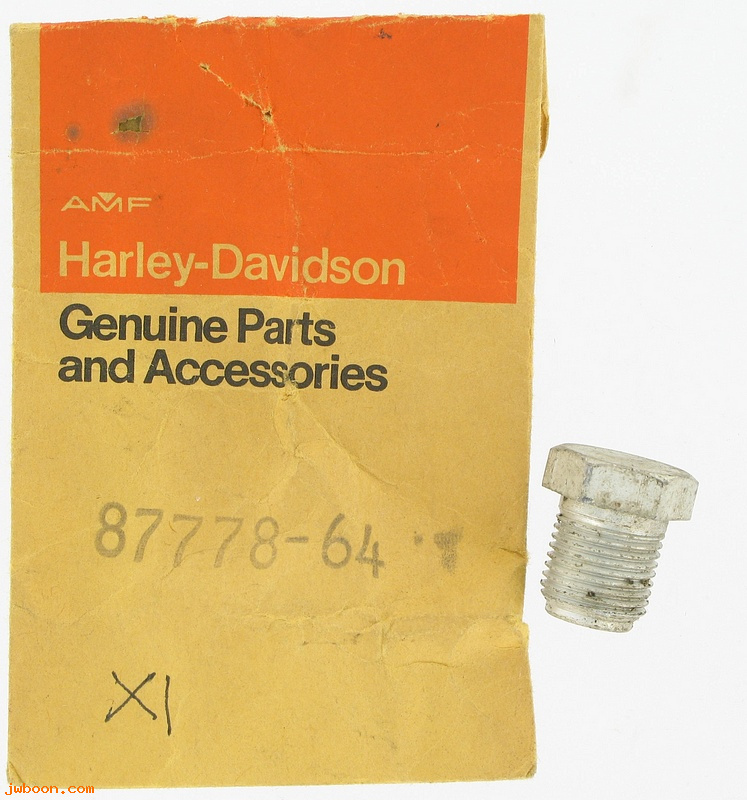   87778-64 (87778-64): Cap,brake hose,use when s-c is removed- NOS - LE 64-79. CLE 79-83