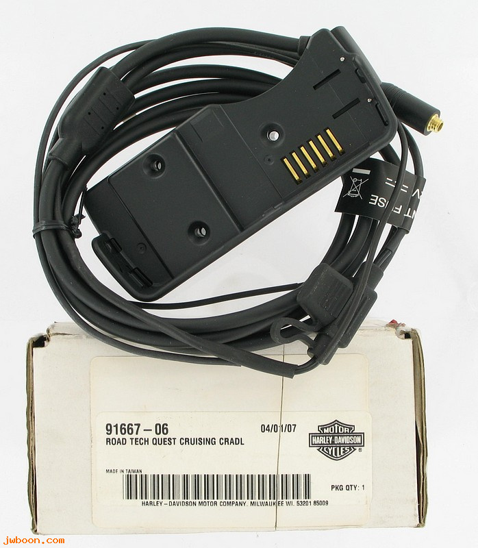   91667-06 (91667-06): Road Tech GPS system handlebar mount cradle - NOS