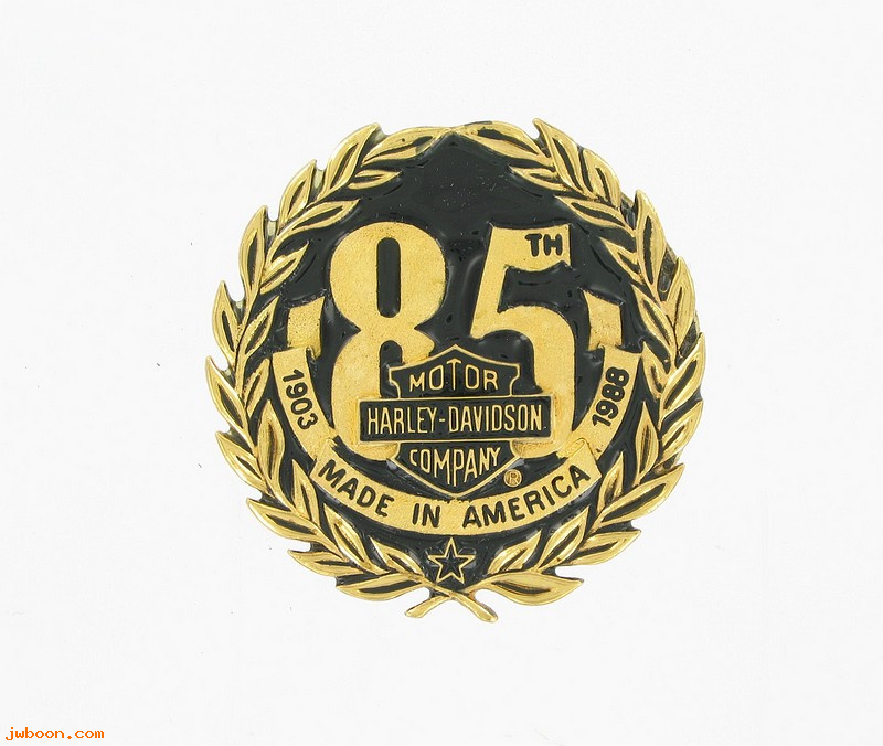   91846-88 (91846-88): 85th anniversary medallion - large - NOS - FLH, FX, XL, FXST