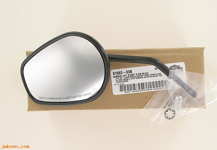   91983-03B (91983-03B): Tapered mirror, short stem - left - NOS - XL's, XR 1200/X