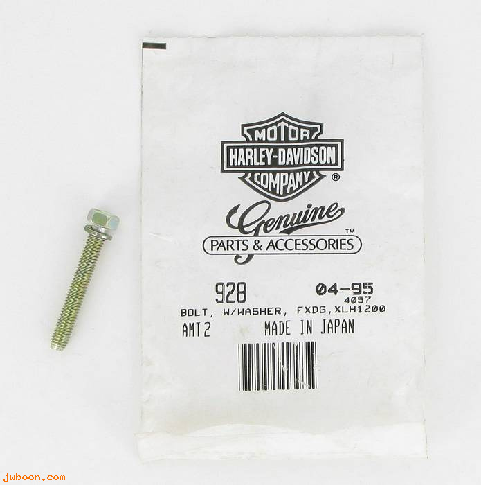       928 (     928): Bolt, M5 x 0.8 x 35 flange hex head - NOS - FXD,XL,Buell in stock