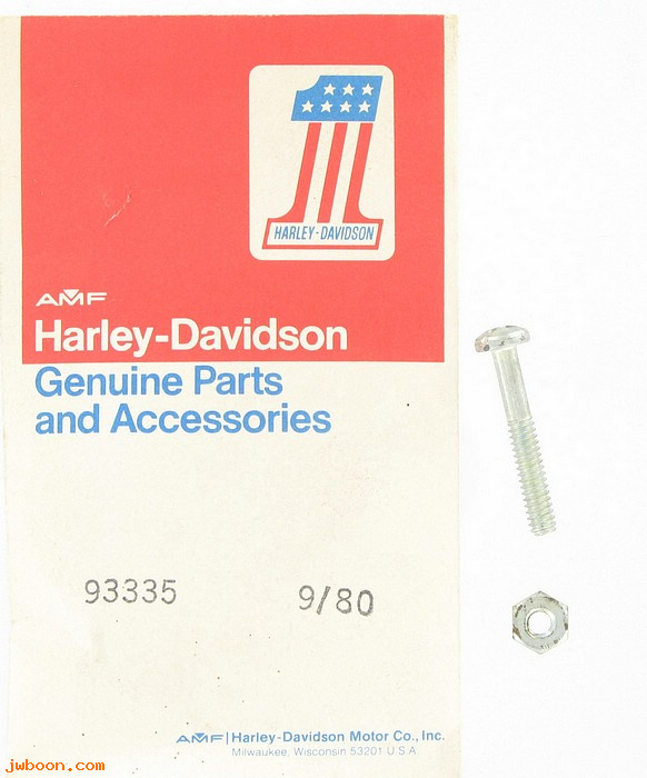   93335 (93335): Safety defect code 049 - 1980 FLT Fork lock adj. screw kit - NOS