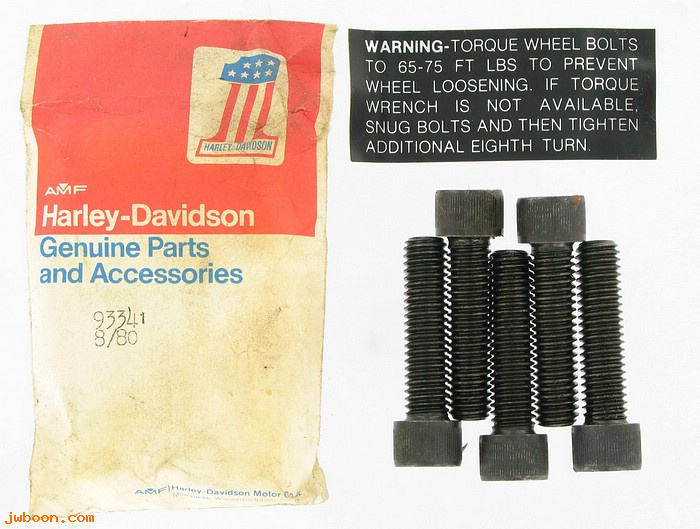   93341 (93341 / 3452): Safety defect code 051 - 1980 FLT Sprocket mounting screws - NOS