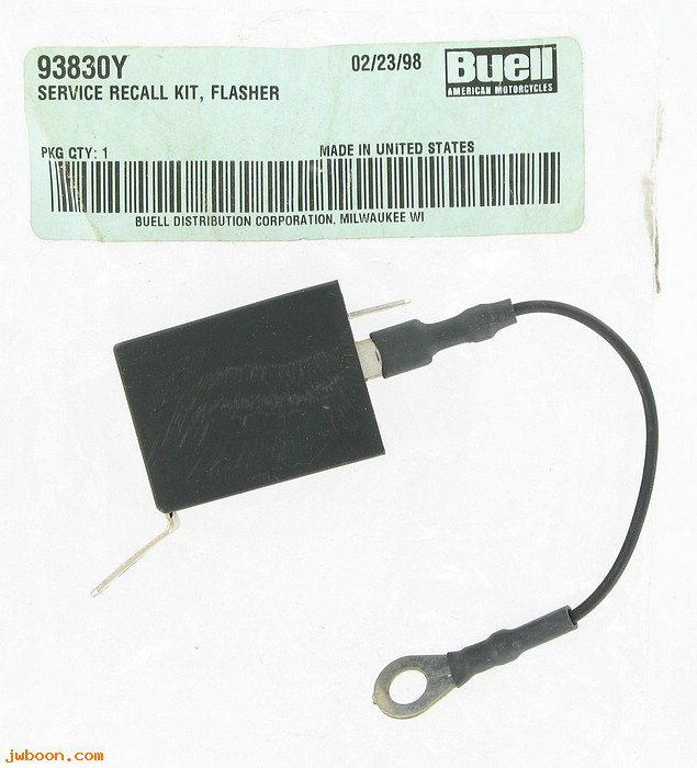  93830Y (93830Y): Service recall kit - flasher 68729-96YA - NOS - Buell