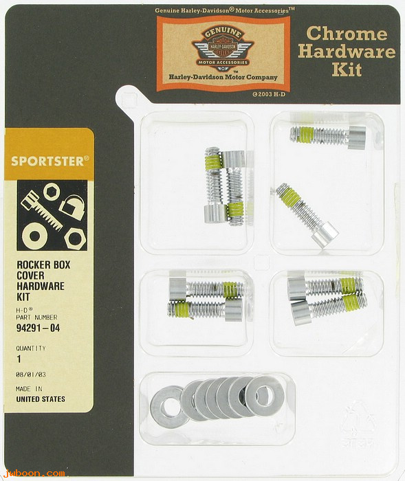   94291-04 (94291-04): Rocker box cover hardware kit - NOS - XL 04-08