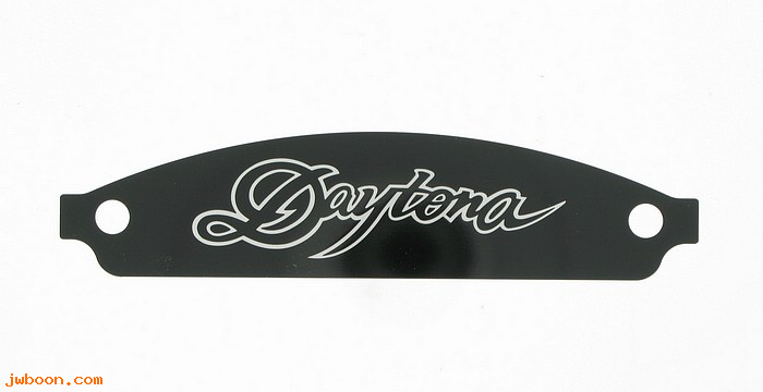   99015-91 (99015-91): Nameplate / Decal - sissy bar "Daytona" 1 1/4" x 5 1/2" - NOS