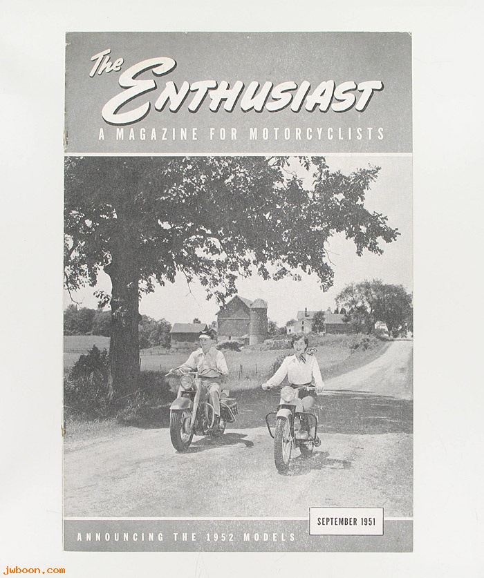   99368-51V09 (99368-51V09): Enthusiast - September 1951 - introducing the 1952 models - NOS