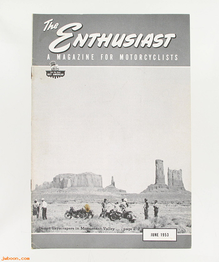   99368-53V06 (99368-53V06): Enthusiast - June 1953 - NOS
