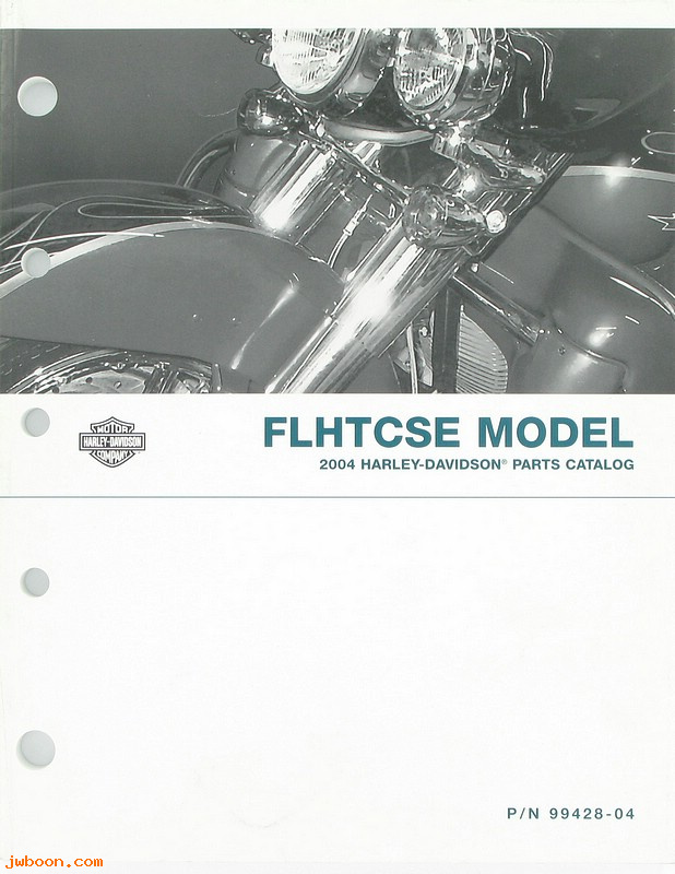   99428-04 (99428-04): FLHTCSE parts catalog 2004 - NOS