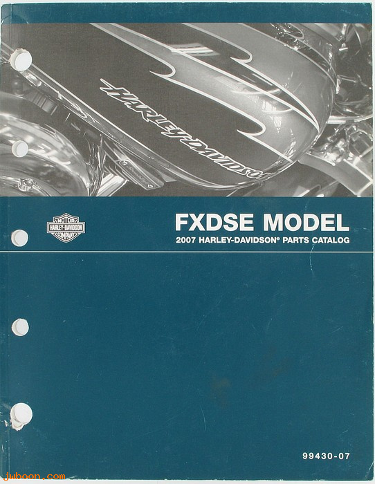   99430-07used (99430-07): FXDSE parts catalog 2007