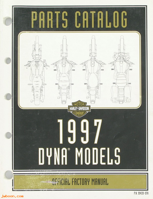  99439-97Aused (99439-97A): Dyna parts catalog 1997