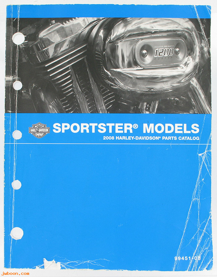   99451-08used (99451-08): Sportster, XLH parts catalog 2008