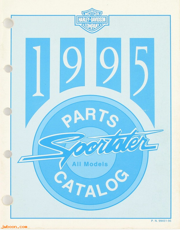   99451-95used (99451-95): Sportster, XLH parts catalog 1995