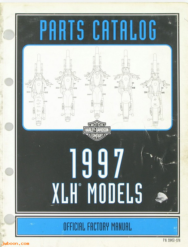   99451-97Aused (99451-97A): Sportster, XLH parts catalog 1997
