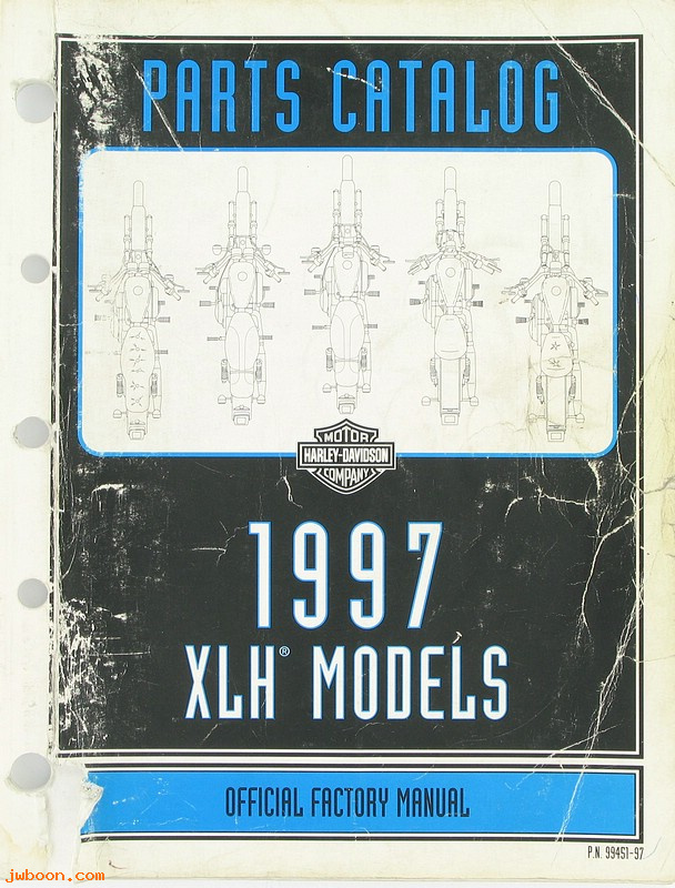   99451-97used (99451-97): Sportster, XLH parts catalog 1997