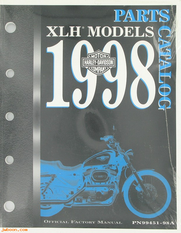   99451-98A (99451-98A): Sportster, XLH parts catalog 1998 - NOS