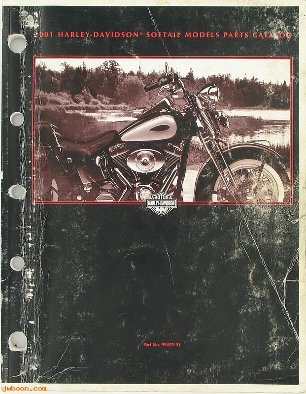   99455-01used (99455-01): Softails parts catalog 2001