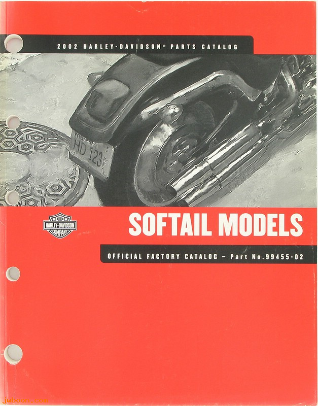   99455-02 (99455-02): Softails parts catalog 2002 - NOS