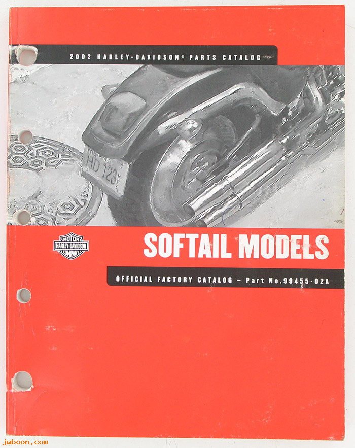  99455-02A (99455-02A): Softails parts catalog 2002 - NOS