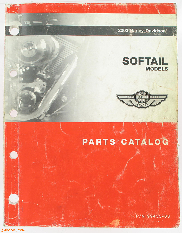   99455-03used (99455-03): Softails parts catalog 2003